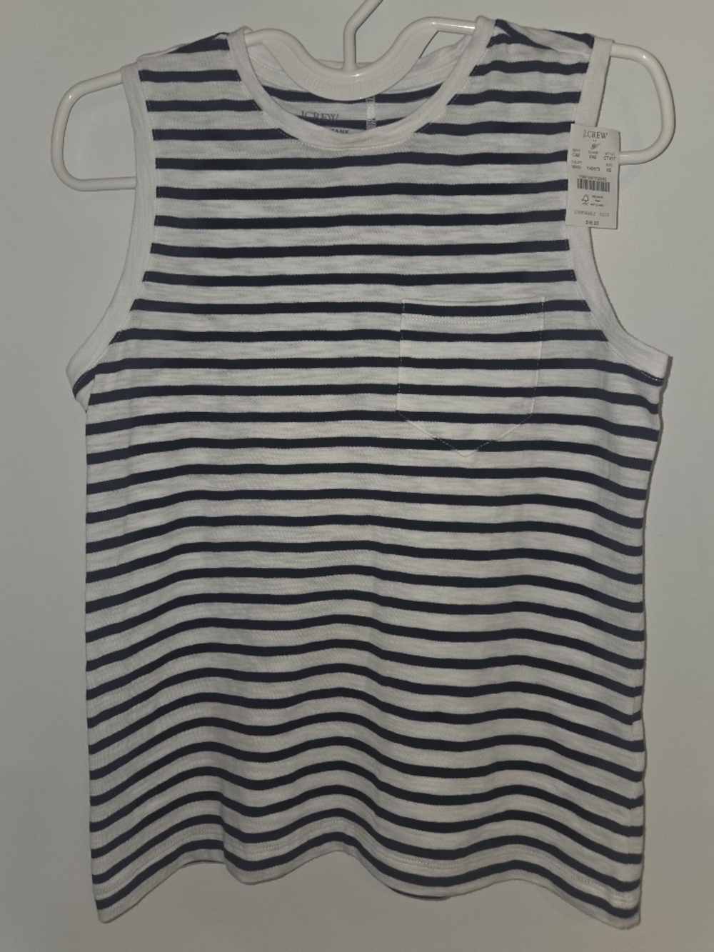 J.Crew Striped Ribbed Tank Top-XS